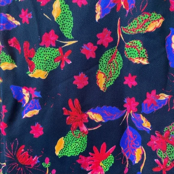 NWOT - SALONI Lea Wrap Mini Dress in Indigo Carlotta Floral. Size 6.